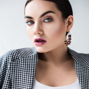 Crimson Carousel Earrings